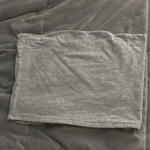 Tilly's Heather Gray Tube Crop Top